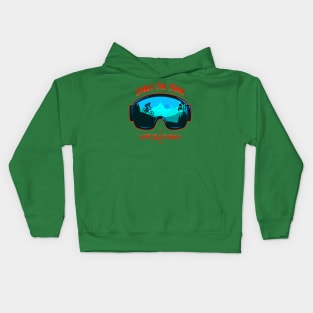 Shred the trail eat sleep ride Kids Hoodie